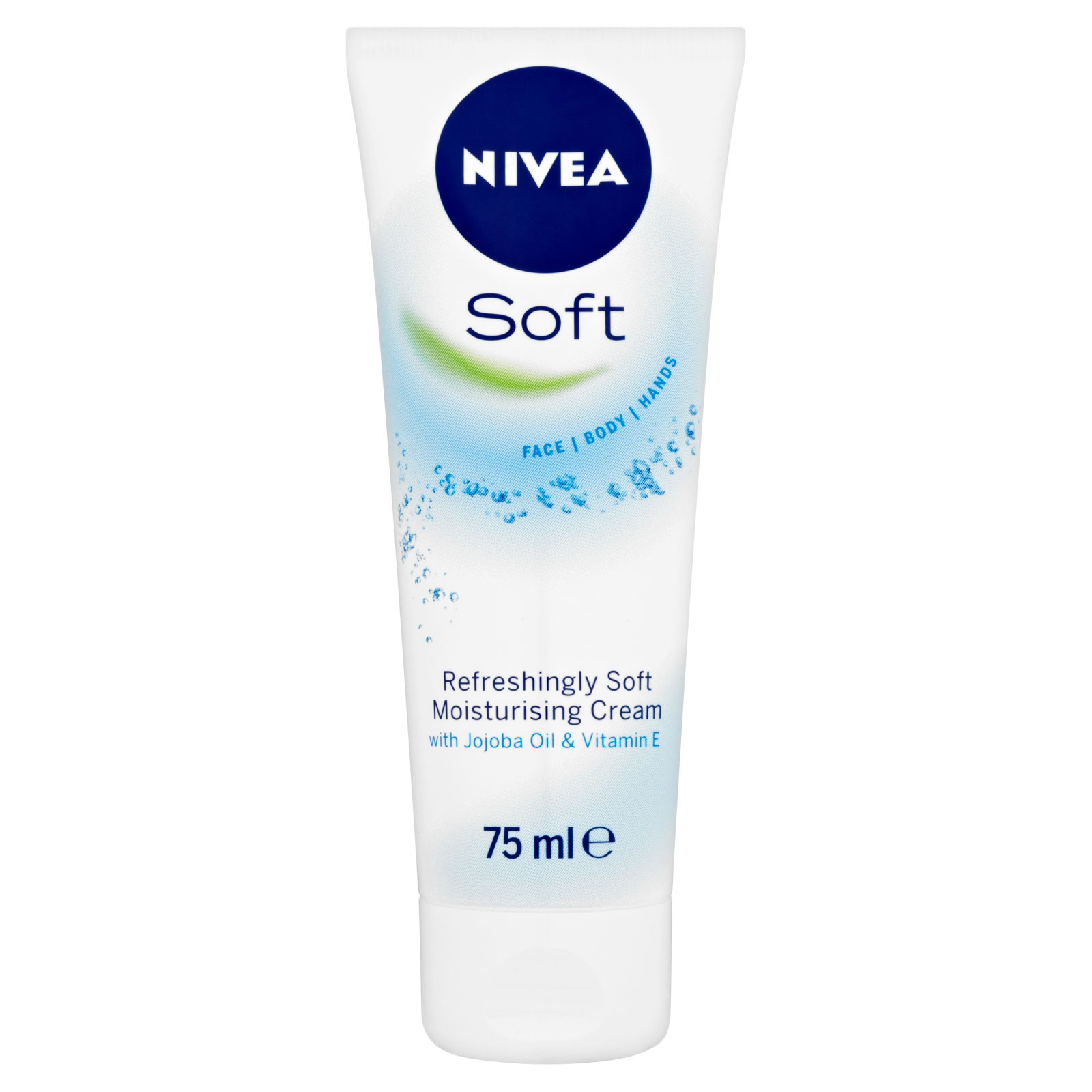 NIVEA SOFT REFRESHINGLY MOISTURISING CREAM JOJOBA OIL & VITAMINE TUBE